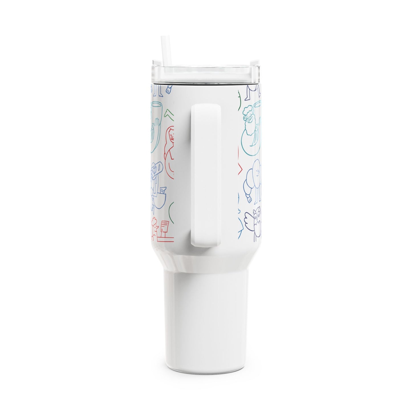 Orphee | Whimsical 40oz Tumbler | Black Edition