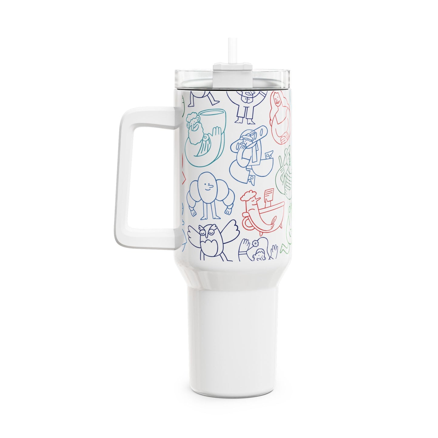 Orphee | Whimsical 40oz Tumbler | Black Edition