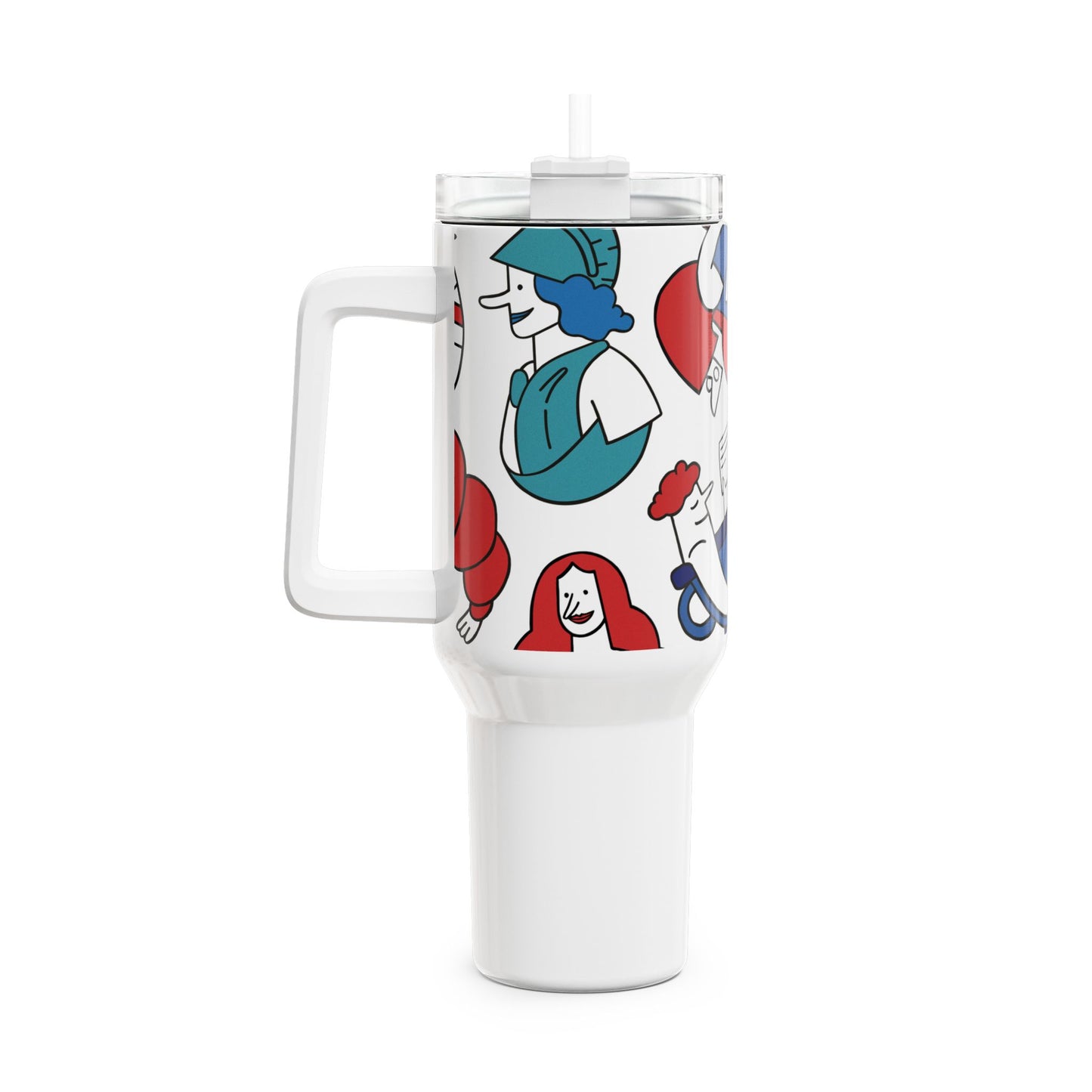 Orphee | Whimsical 40oz Tumbler | Color Edition Deluxe