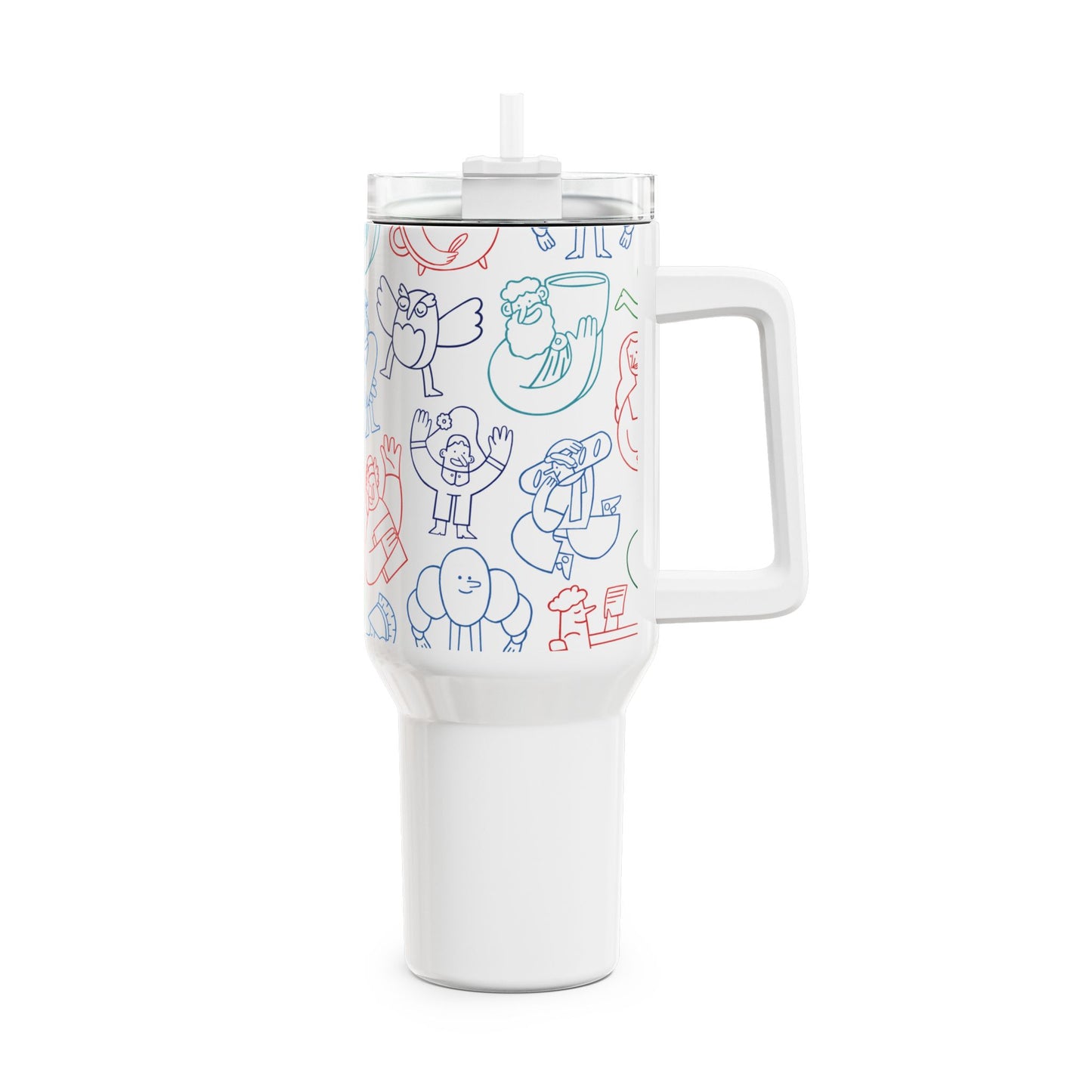 Orphee | Whimsical 40oz Tumbler | Black Edition