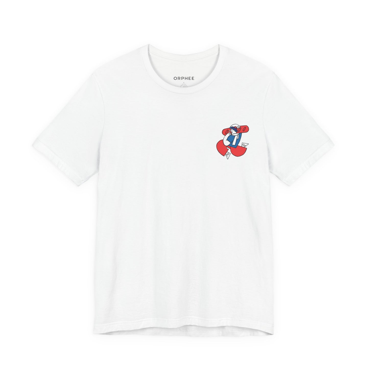 Orphee | T-Shirt Unisex Casual Tee | Color Edition France 001