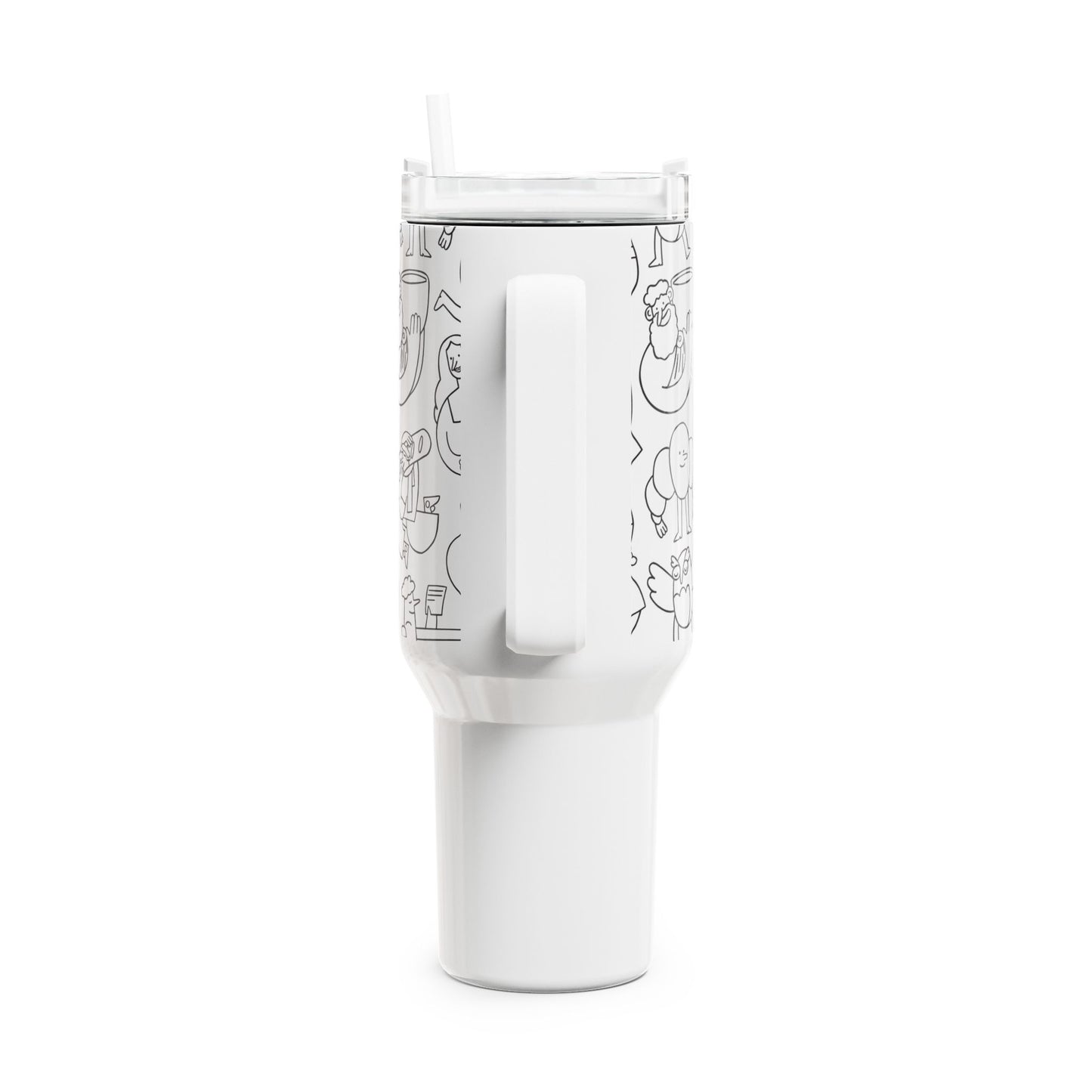 Orphee | Whimsical 40oz Tumbler | Black Edition