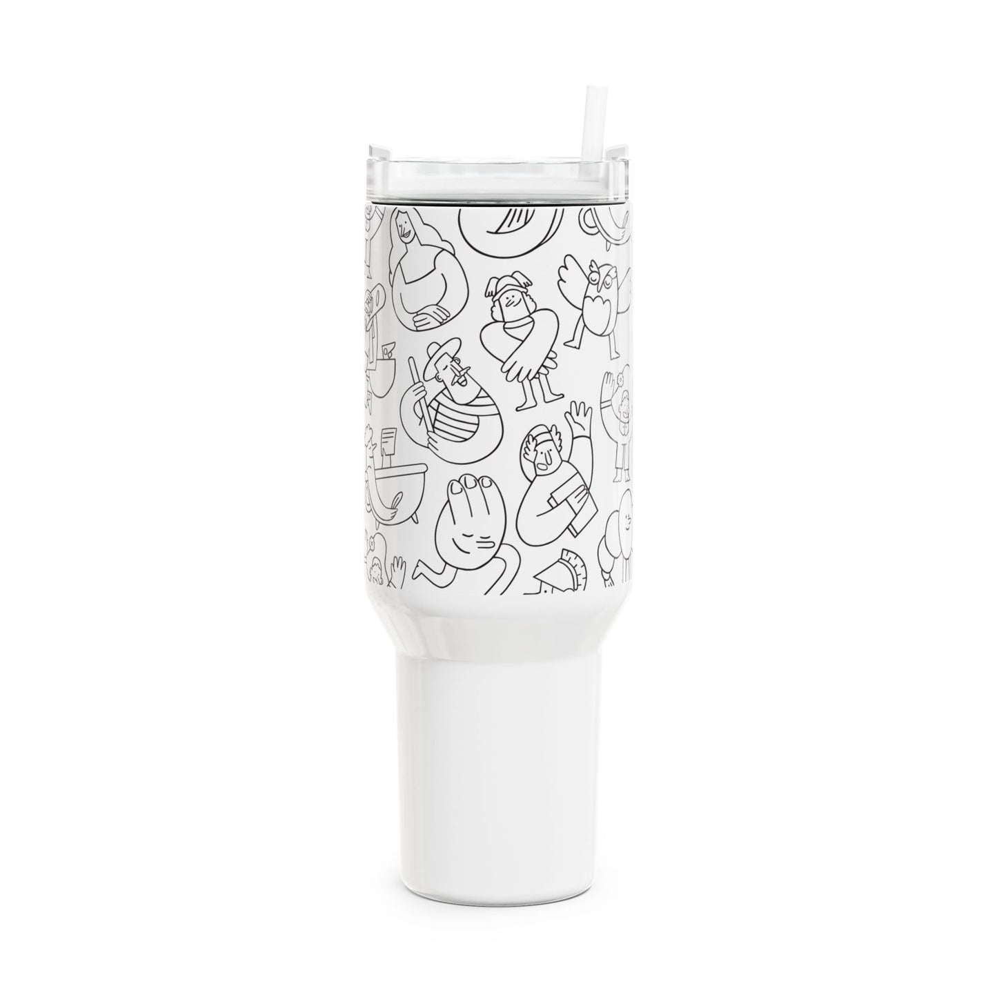 Orphee | Whimsical 40oz Tumbler | Black Edition