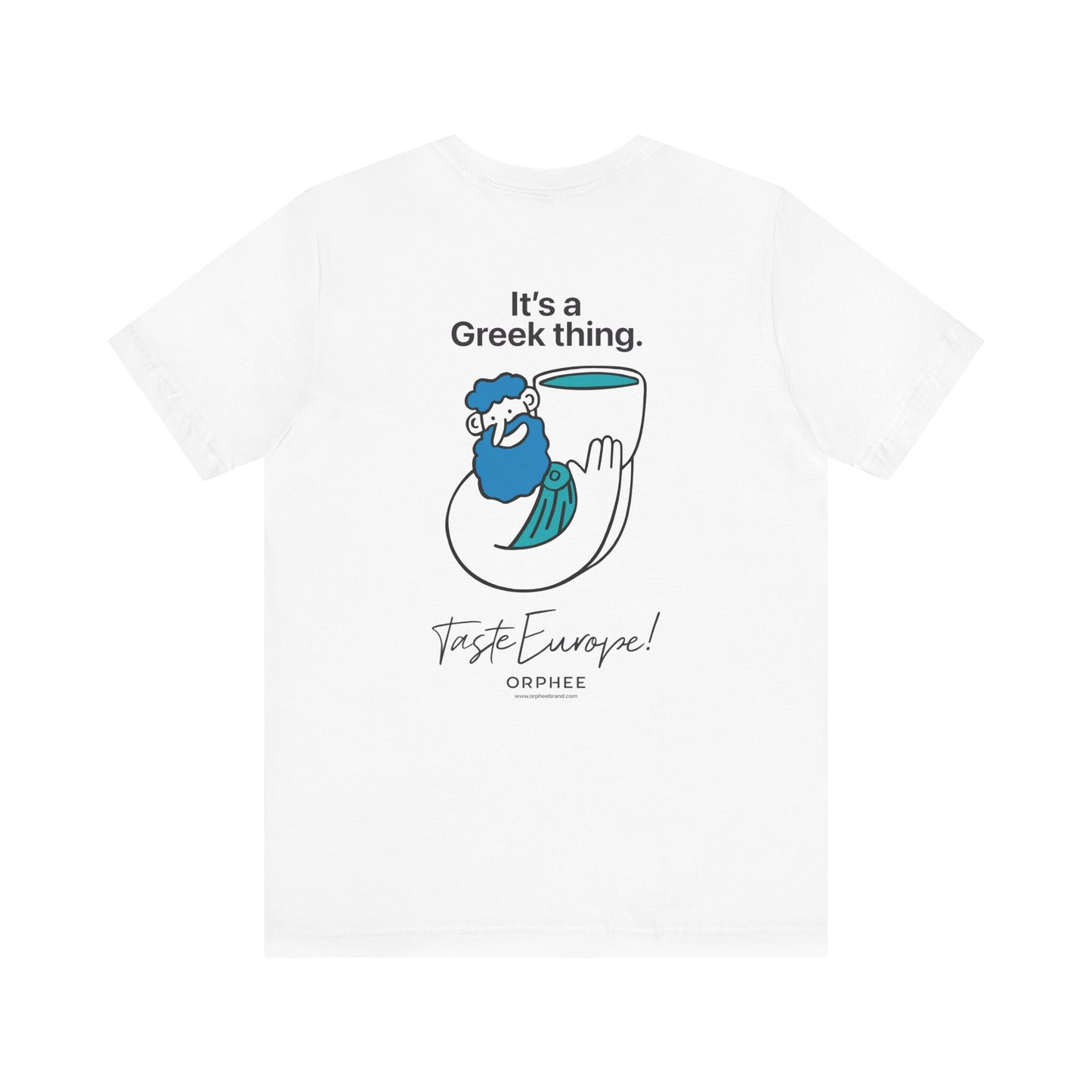 Orphee | T-Shirt Unisex Casual Tee | Color Edition Greece 002