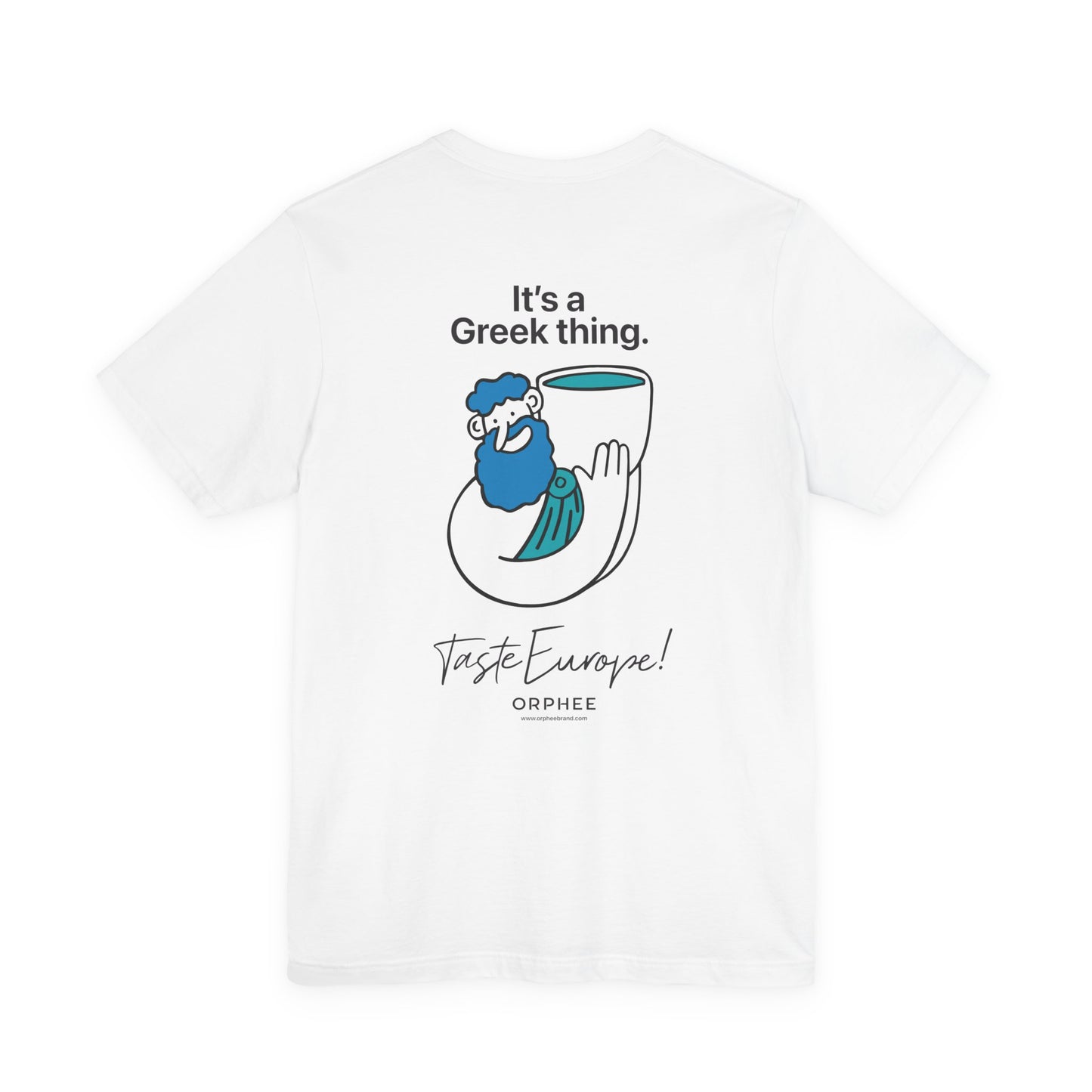 Orphee | T-Shirt Unisex Casual Tee | Color Edition Greece 002