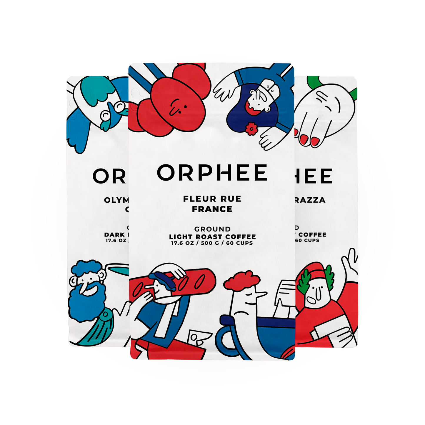 Orphee Coffee - Light/Medium/Dark & Variety Pack
