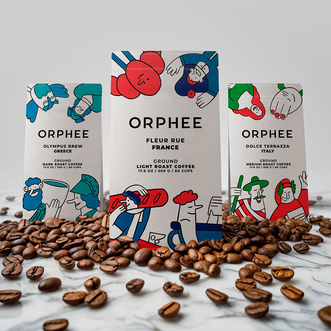 Orphee Coffee - Light/Medium/Dark & Variety Pack