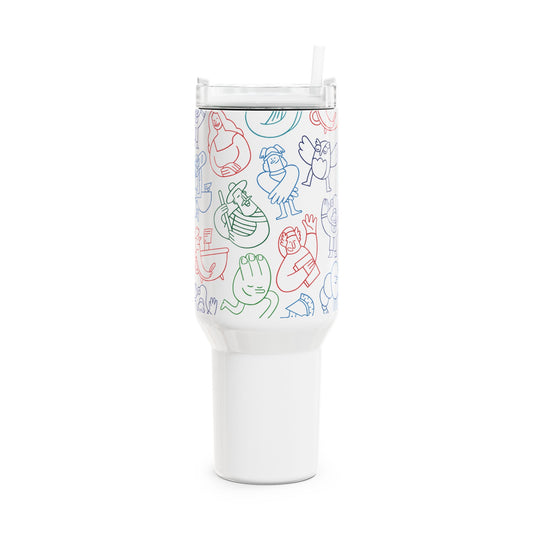 Orphee | Whimsical 40oz Tumbler | Black Edition